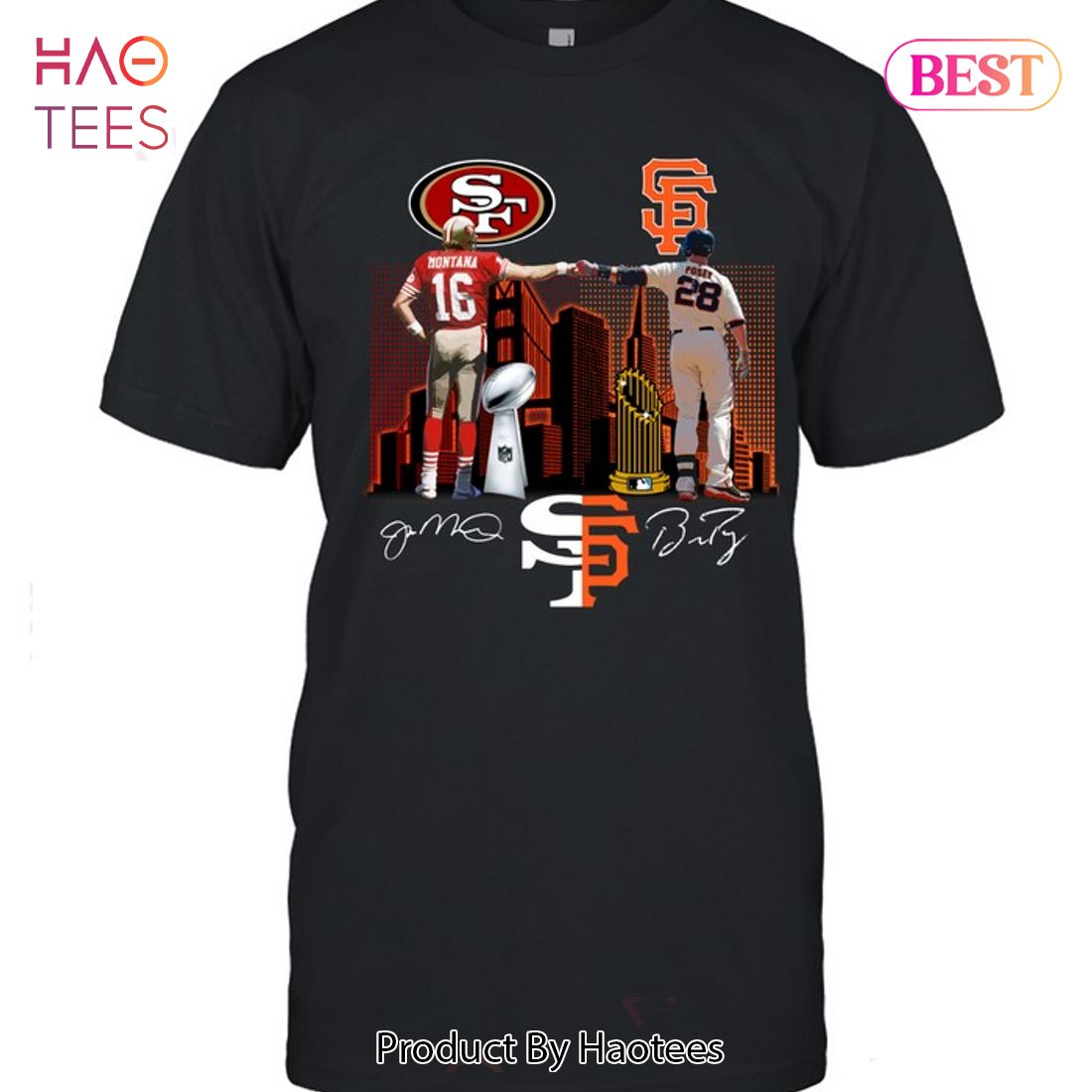 Official san Francisco Giants And San Francisco 49ers Champion T