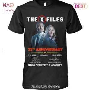 The X Files 30th Anniversary 1993-2023 Thank You For The Memories Unisex T-Shirt
