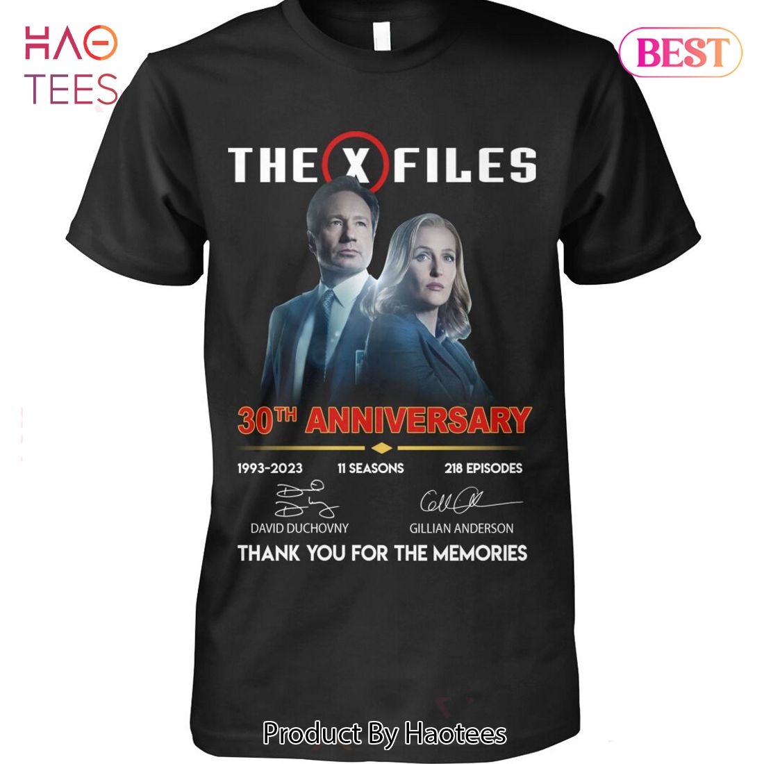 The X Files 30th Anniversary 1993-2023 Thank You For The Memories Unisex T-Shirt The X Files 30th Anniversary 1993-2023 Thank You For The Memories Unisex T-Shirt