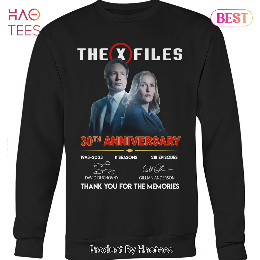The X Files 30th Anniversary 1993-2023 Thank You For The Memories Unisex T-Shirt The X Files 30th Anniversary 1993-2023 Thank You For The Memories Unisex T-Shirt