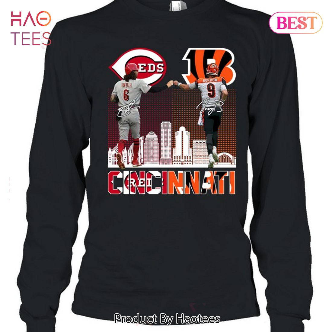 HOT TREND Cincinnati Bengals And Cincinnati Reds Unisex T-Shirt HOT TREND Cincinnati Bengals And Cincinnati Reds Unisex T-Shirt