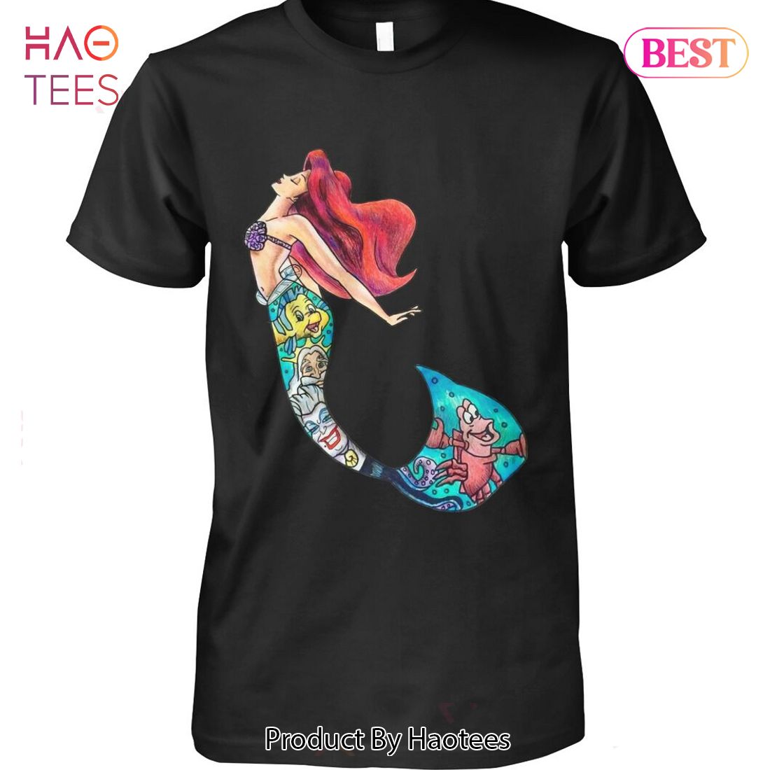 HOT TREND Disney Mermaid 3 Unisex T-Shirt Limited Edition HOT TREND Disney Mermaid 3 Unisex T-Shirt Limited Edition