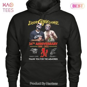 Insane Clown Posse 34th Anniversary 1989-2023 Thank You For The Memories Unisex T-Shirt