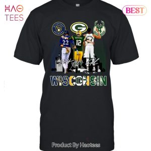 NEW Milwaukee Brewers Green Bay Packers And Milwaukee Bucks Wisconsin Team Sport Unisex T-Shirt