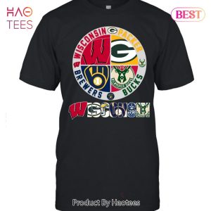 Heart Green Bay Packers And Milwaukee Brewers Milwaukee Bucks Football Shirt