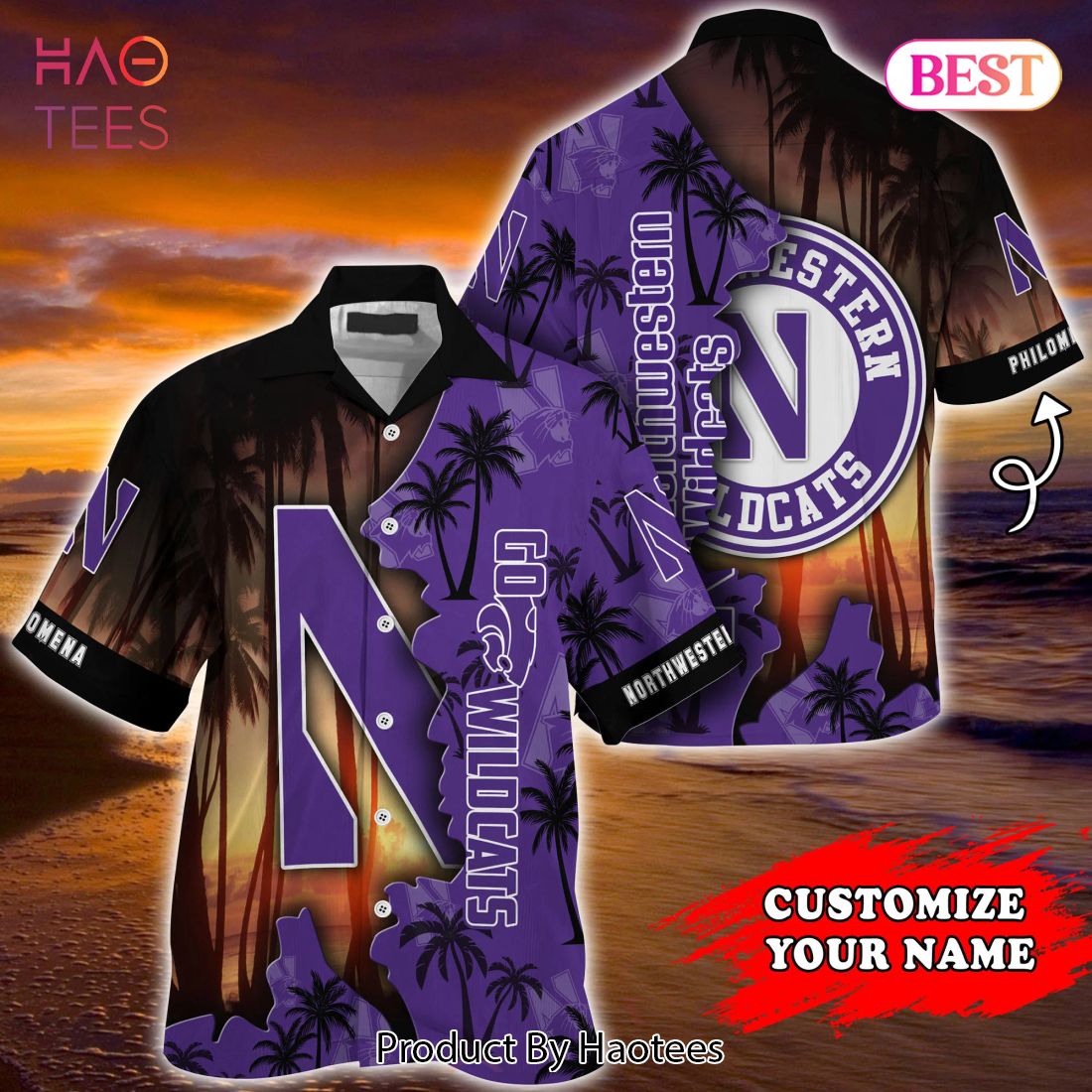 NEW Northwestern Wildcats Hawaiian Shirt Hot Summer 2023 NEW Northwestern Wildcats Hawaiian Shirt Hot Summer 2023