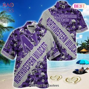 NEW Northwestern Wildcats Hawaiian Shirt Summer 2023 NEW Northwestern Wildcats Hawaiian Shirt Summer 2023