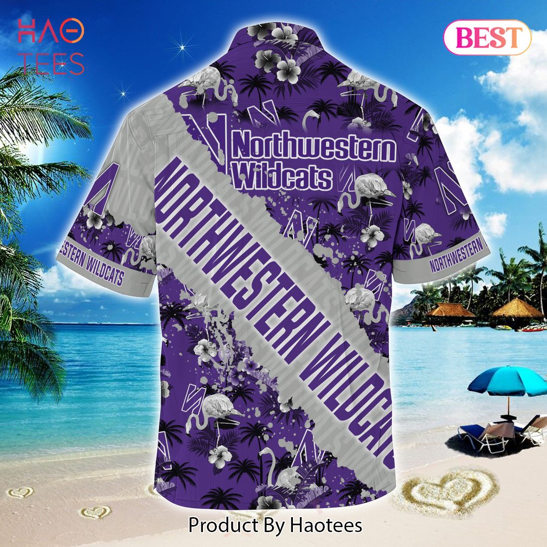 NEW Northwestern Wildcats Hawaiian Shirt Summer 2023 NEW Northwestern Wildcats Hawaiian Shirt Summer 2023
