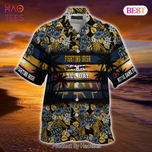 NEW Notre Dame Fighting Irish Hawaiian Shirt Summer 2023