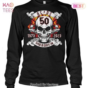 AC DC 1973-2023 Through The Mists Of Time Unisex T-Shirt
