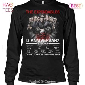 HOT The Expendables 13 Anniversary 2010-2023 Thank You For The Memories Unisex T-Shirt