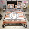 [SALE] Burberry Bear Luxury Brand Bedding Set Bedspread Duvet Cover Set Home Decor