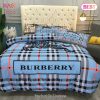 [SALE] Burberry Black Luxury Fashion Brand Bedding Set