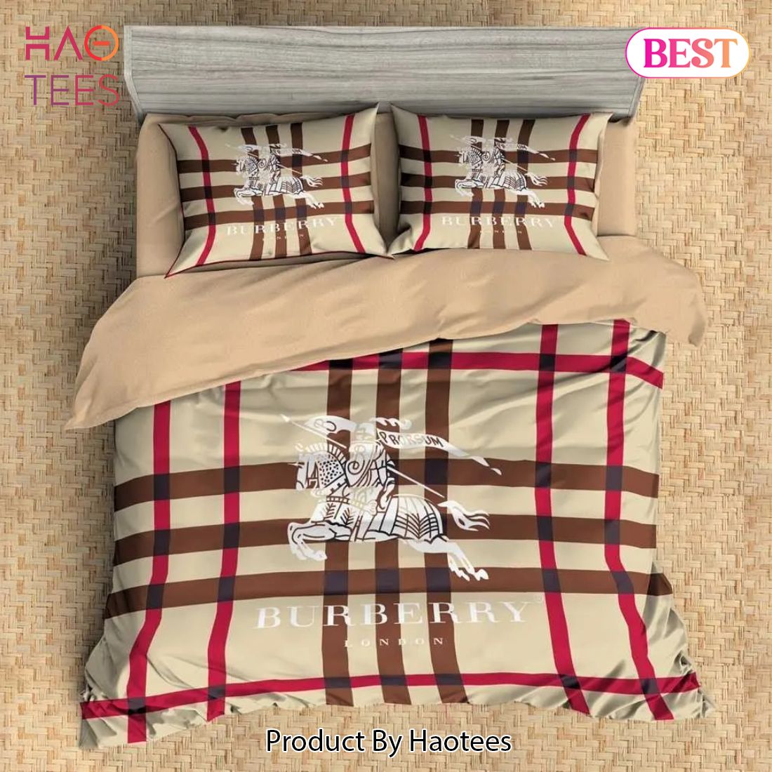 [SALE] Burberry Fashion Luxury Brand Premium Bedding Set Home Decor Luxury Store