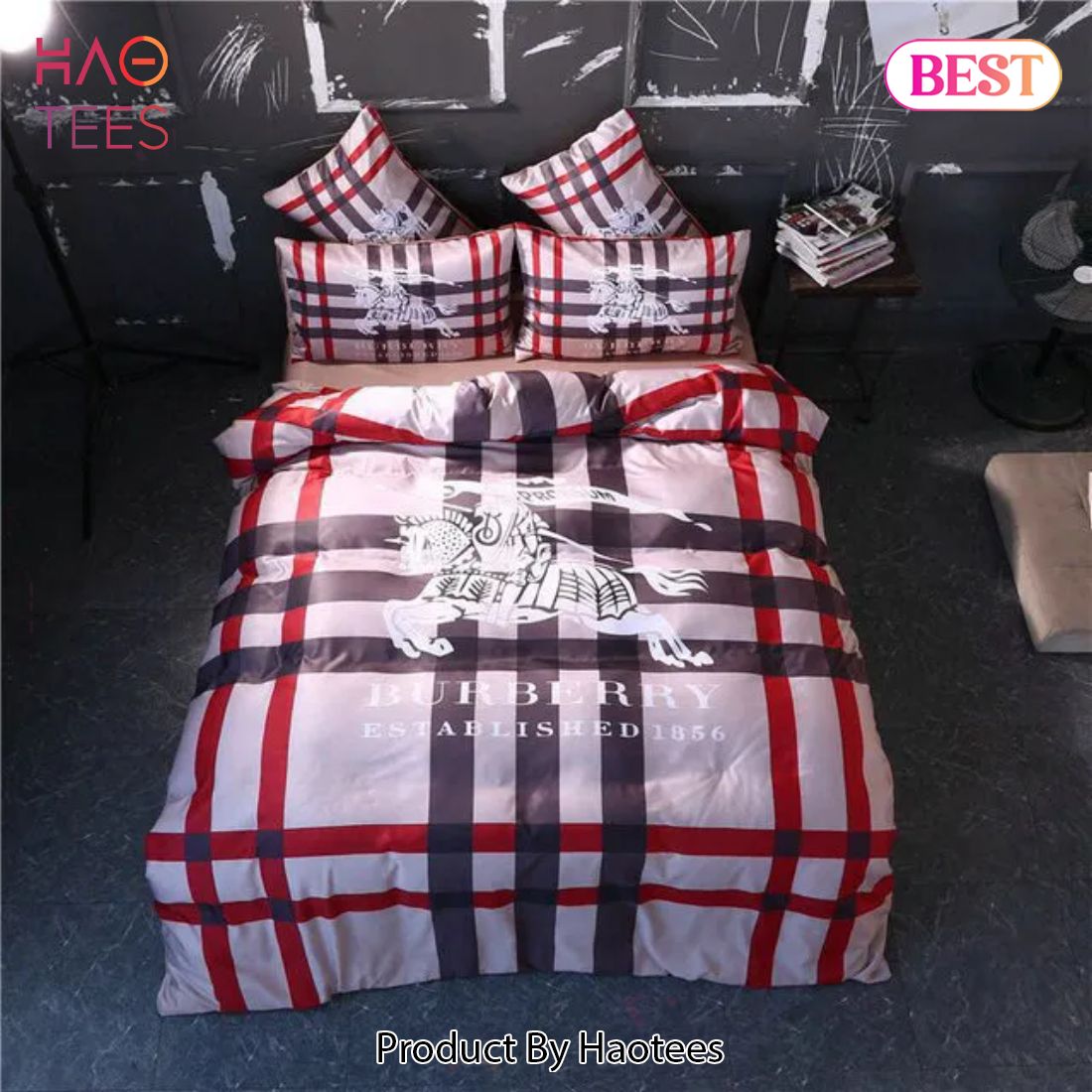 [SALE] Burberry Hot Bedding Luxury Bedding Sets Quilt Sets Duvet Cover Luxury Brand Bedroom Sets Bedding Luxury Store