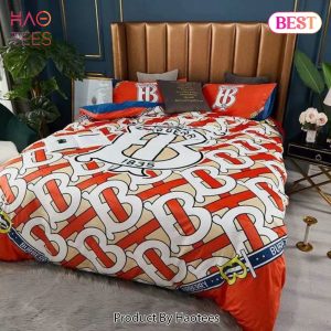 [SALE] Burberry Hot Bedding Set Printed Bedding Sets Quilt Sets Duvet Cover Luxury Brand Bedding Decor Bedroom Sets