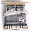[SALE] Burberry Hot Bedding Set Quilt Sets Duvet Cover Luxury Brand Bedding Decor Bedroom Sets