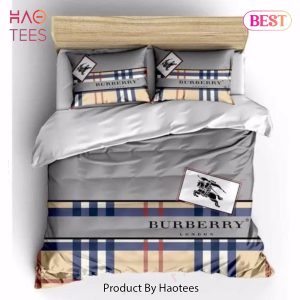 [SALE] Burberry Hot Bedding Set Printed Bedding Sets Quilt Sets Duvet Cover Luxury Brand Bedding Decor Bedroom Sets – 0V51
