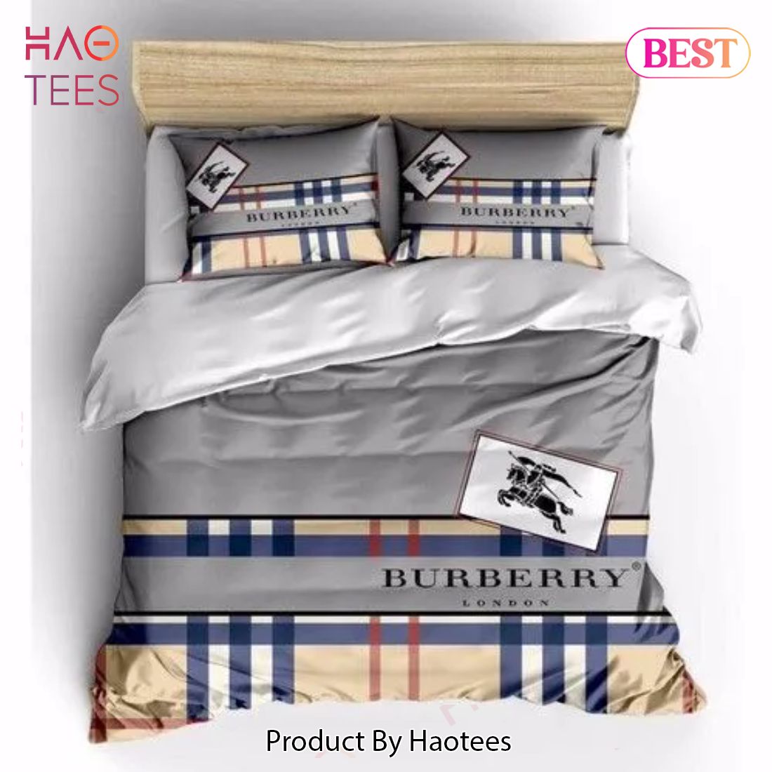 [SALE] Burberry Hot Bedding Set Printed Bedding Sets Quilt Sets Duvet Cover Luxury Brand Bedding Decor Bedroom Sets – 0V51 Luxury Store