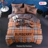 [SALE] Burberry Hot Fashion Bedding Set Quilt Sets Duvet Cover Luxury Brand Bedding Decor Bedroom Sets