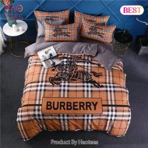 [SALE] Burberry Hot Fashion Bedding Set Quilt Sets Duvet Cover Luxury Brand Bedding Decor Bedroom Sets