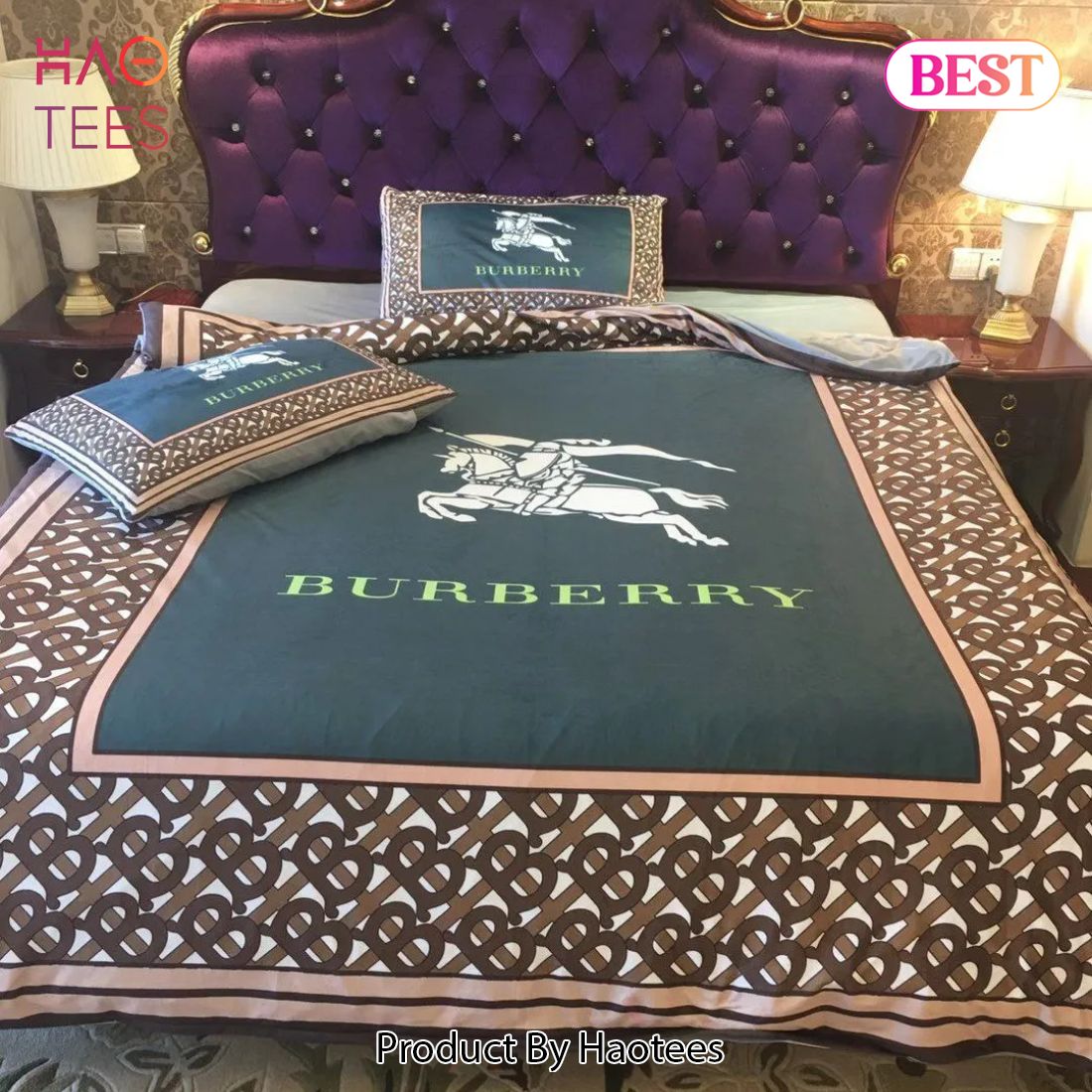 [SALE] Burberry London Fashion New Bedding Set Quilt Sets Duvet Cover Luxury Brand Bedding Decor Bedroom Sets Luxury Store