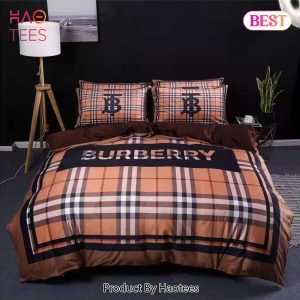 [SALE] Burberry Luxury Logo Fashion Brand Premium Bedding Set Home Decor – YP41
