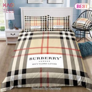 [SALE] Burberry New Luxury Brand Bedding Set Bedspread Duvet Cover Set Home Decor