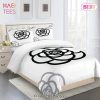 [SALE] Chanel Big Flowers Luxury Brand Premium Bedding Set Duvet Cover Home Decor