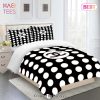 [SALE] Chanel Black Premium Bedding Set Luxury Brand Duvet Cover Home Decor Special Gift