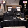 [SALE] Chanel Black White Luxury Brand Bedding Set Duvet Cover Home Decor