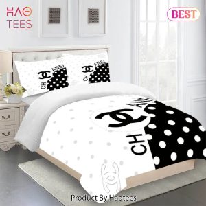 [SALE] Chanel Black White Luxury Brand Bedding Set Duvet Cover Home Decor