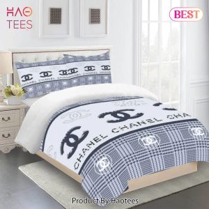 [SALE] Chanel New Luxury Brand Premium Bedding Set Duvet Cover Home Decor