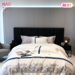 [SALE] Christian Dior Flowers Premium Luxury Brand Bedding Set Duvet Cover Home Decor Special Gift