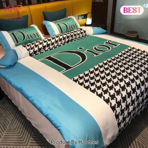 [SALE] Christian Dior Logo Luxury Brand Bedding Set Home Decor – DB31
