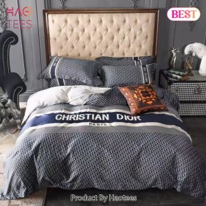 [SALE] Christian Dior Paris Luxury Brand Premium Bedding Set Duvet Cover Home Decor