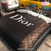 [SALE] Dior Black Luxury Brand High-End Bedding Set Home Decor
