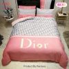 [SALE] Dior Green Logo Luxury Brand Bedding Set Home Decor