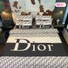 [SALE] Dior Black White Luxury Brand Premium Bedding Set Bedspread Duvet Cover Set Home Decor