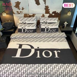 [SALE] Dior Fashion Printed Bedding Sets Quilt Sets Duvet Cover Luxury Brand Bedding Decor