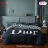 [SALE] Dior Green Logo Luxury Brand Bedding Set Home Decor