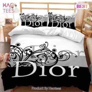 [SALE] Dior Hot New Luxury Brand Bedding Set Bedspread Duvet Cover Set Home Decor