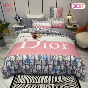 [SALE] Dior Printed Bedding Sets Quilt Sets Duvet Cover Luxury Brand Bedding Decor