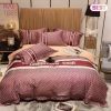 [SALE] Dior Red Logo Luxury Brand Bedding Set Home Decor