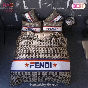 [SALE] Fendi New Bedding Sets Quilt Sets Duvet Cover Luxury Brand Bedding Decor