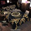 [SALE] Gianni Versace Black Luxury Brand High-End Bedding Set Home Decor – AT41