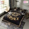 [SALE] Gianni Versace Black Luxury Brand High-End Bedding Set Home Decor – LE61