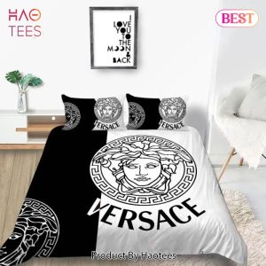 [SALE] Gianni Versace New Logo Hot Luxury Brand Bedding Set Bedspread Duvet Cover Set Home Decor