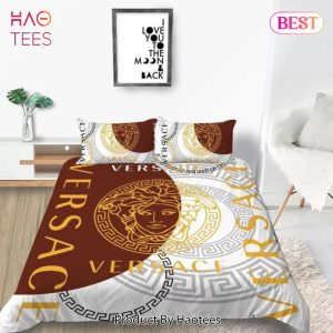 [SALE] Gianni Versace New Logo Luxury Brand Bedding Set Bedspread Duvet Cover Set Home Decor