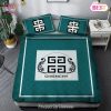 [SALE] Givenchy Green Luxury Brand High End Premium Bedding Set Home Decor